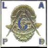 MASON PINS LAPD LOS ANGELES, CA POLICE DEPARTMENT MASONIC PIN